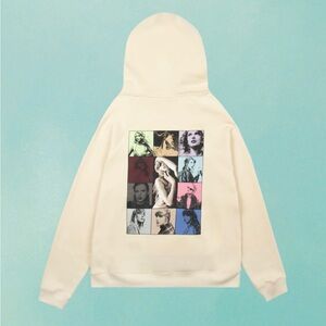 Taylor Swift Beige Hoodie - The Eras Tour